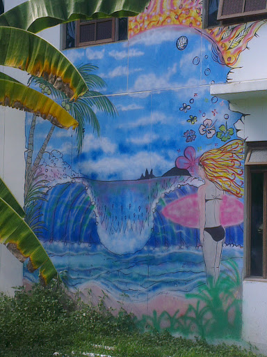 Surfer Girl Mural