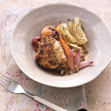 Mustard-Roasted Chicken with Vegetables