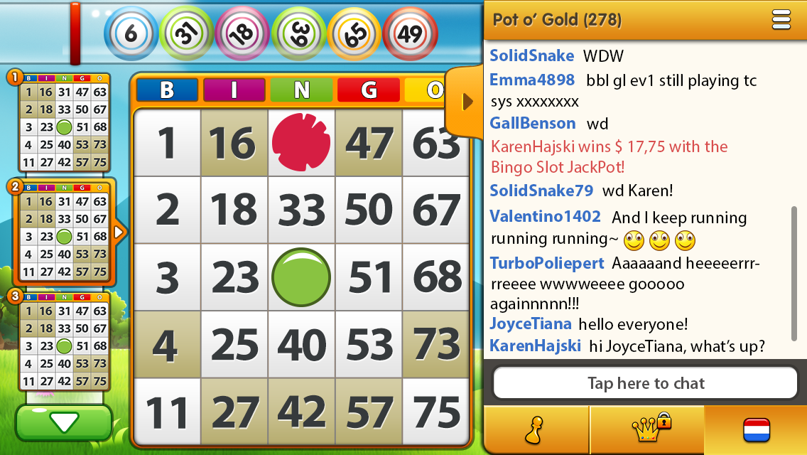 Android application GamePoint Bingo - Bingo games screenshort