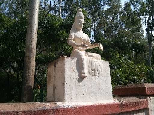 Sarawathi At Entrance Of Antharganga