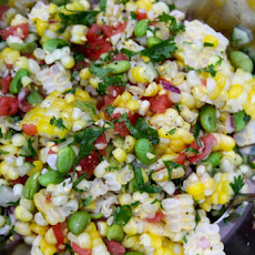 Fresh Corn and Watermelon Salad