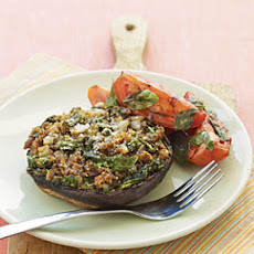 Grilled Stuffed Portobello Mushrooms