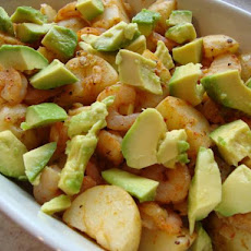Cajun Potato, Prawn/Shrimp and Avocado Salad