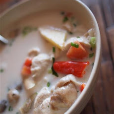 Thai Coconut Chicken Soup (Tom Kha Gai)