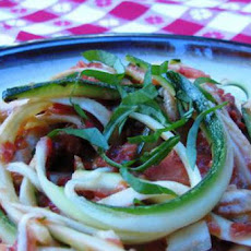 Zucchini Pasta Marinara