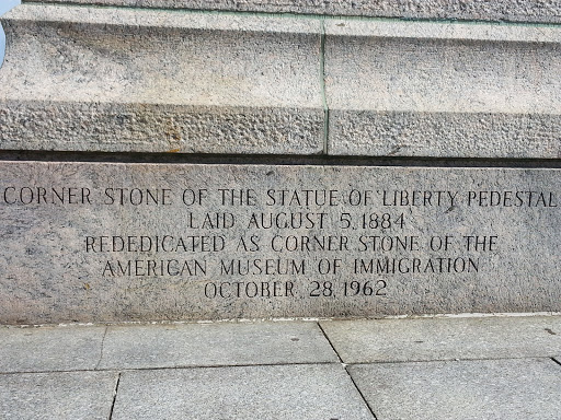 Corner Stone Pedestal Statue of Liberty