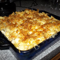 Cheesy Leftover Ham Casserole