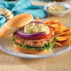 Turkey Burgers With Pesto-red Pepper Mayonnaise