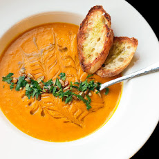 Vegan: Roasted Squash and Raw Carrot Soup