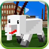 Cube City: Blockhead Goat 3D