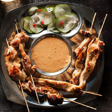 Chicken Satay with Spicy Peanut Sauce Recipe