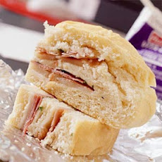 Prosciutto-and-Provolone-Stuffed Focaccia