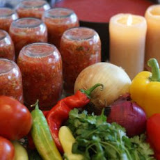 Fresh Homemade Salsa for Canning