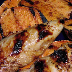 Ww Tropical Chicken With Grilled Sweet Potatoes