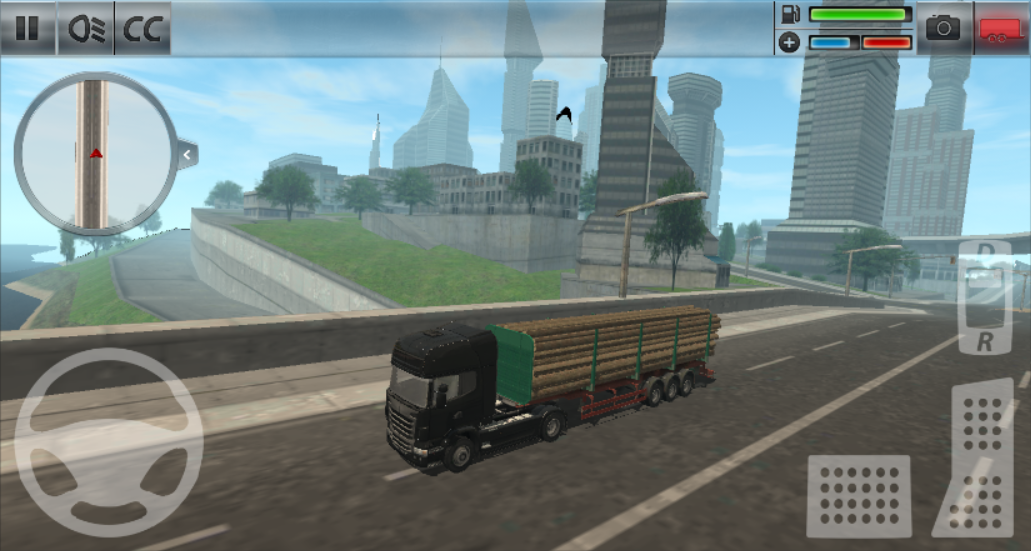 Android application Truck Simulator : City screenshort