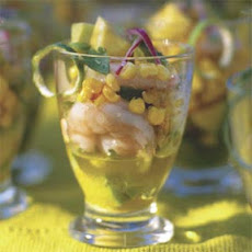 Cold Marinated Shrimp and Avocados