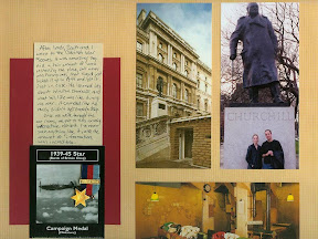 London England Winston Churchill Cabinet War Rooms scrapbook scrapbooking