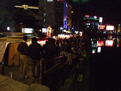 Street Stand along the river @ Hakata