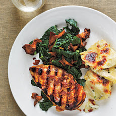 Chicken with Smoked Chanterelles and Potatoes