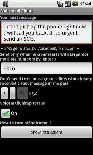 Voicemail Chimp Private