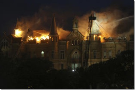 Our Lady of the Lake University Fire picture