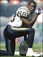 NFL San Diago Charger former player Terrence Kiel picture. Terrence Kiel died in a car crash on July 4, 2008. 