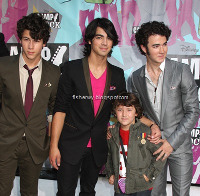 Photo of Jonas Brothers attended Camp Rock New York Premiere
