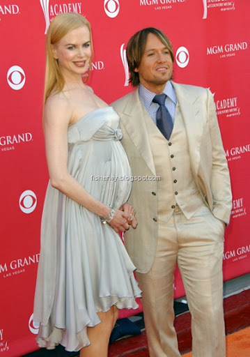 Sunday Rose, the first child of Nicole Kidman and Keith Urban together, 