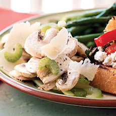Mushroom Salad with Truffle Oil and Parmigiano-Reggiano