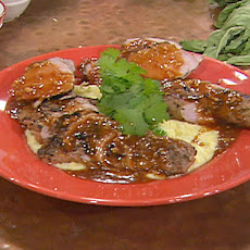Jamaican Jerk Pork Tenderloins with Gingered BBQ Drizzle