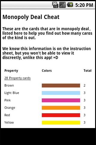 Monopoly Deal Cheat