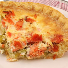 Quiche Aux Asperges Et Saumon (Asparagus & Salmon Quiche)