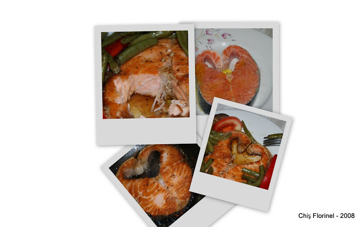 Salmon cooked by Florinel
