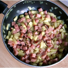 Ham and Fruit Stir-fry