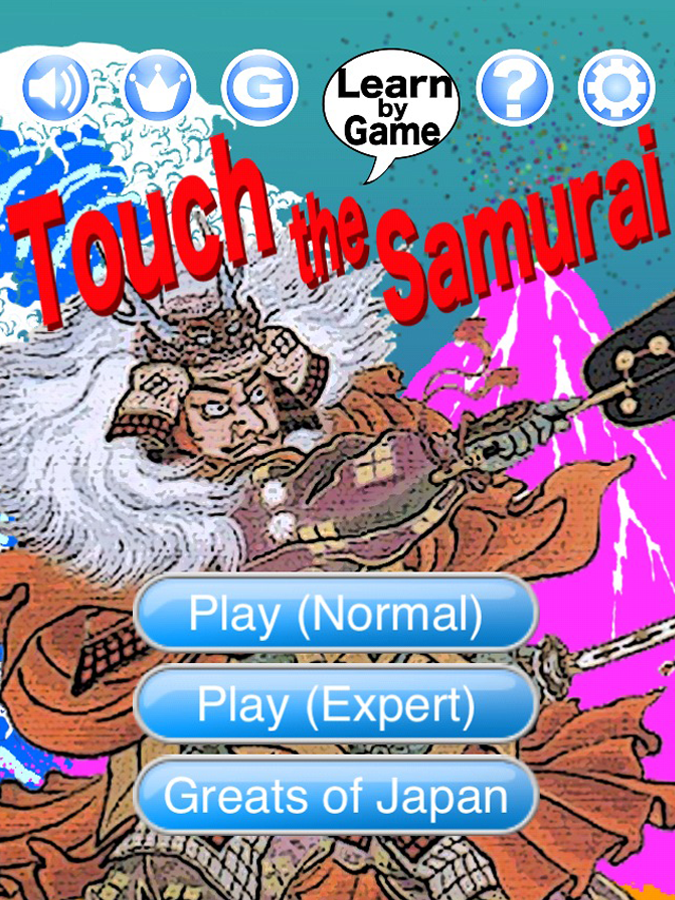 Android application Touch the Samurai screenshort