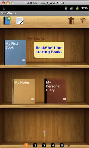 BookWriterLite Notes Book Dia