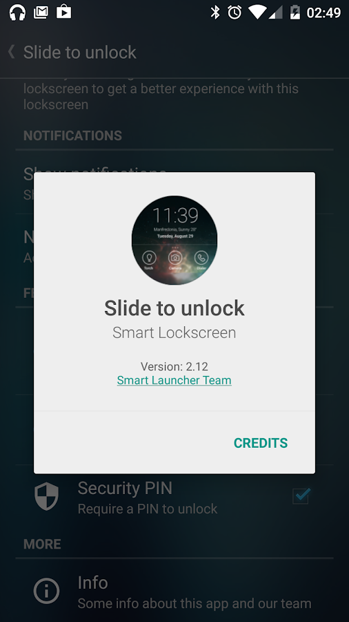    Slide to unlock - Lock screen- screenshot  