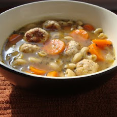 Italian Turkey Meatball Soup