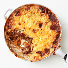 Corn, Squash and Beef Casserole