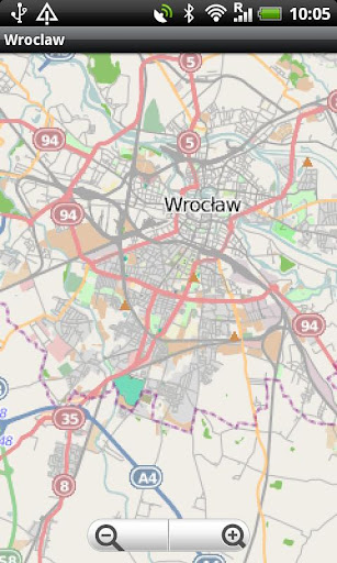 Wroclaw Street Map