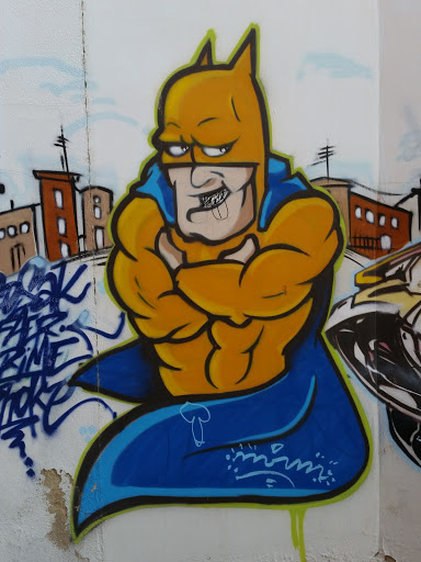 Zamora Graffiti Batman Naranja