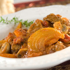 Braised Beef & Mushrooms In Cabernet Sauce