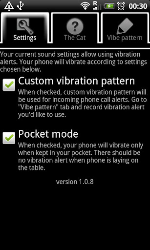 Vibrate Smart with pocket mode