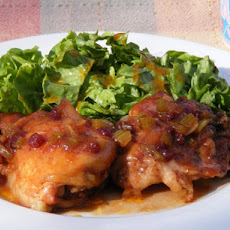 Cranberry Barbecued Chicken