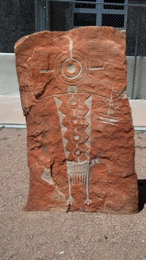 Petroglyph in Square