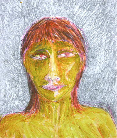 notre dame des anges xi (2006, gemengde techniek op papier)