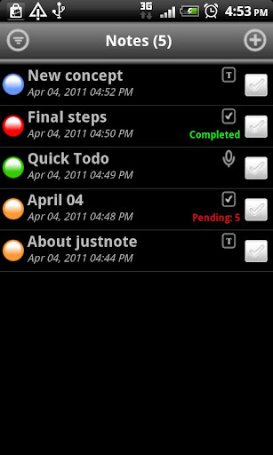 JustNote Notepad Todo