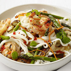 Grilled Shrimp and Noodle Salad