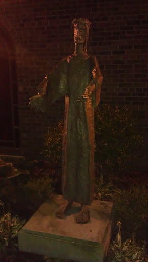 Creepy Jesus Statue 