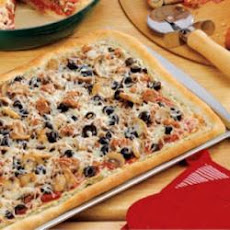 Three-Cheese Pesto Pizza